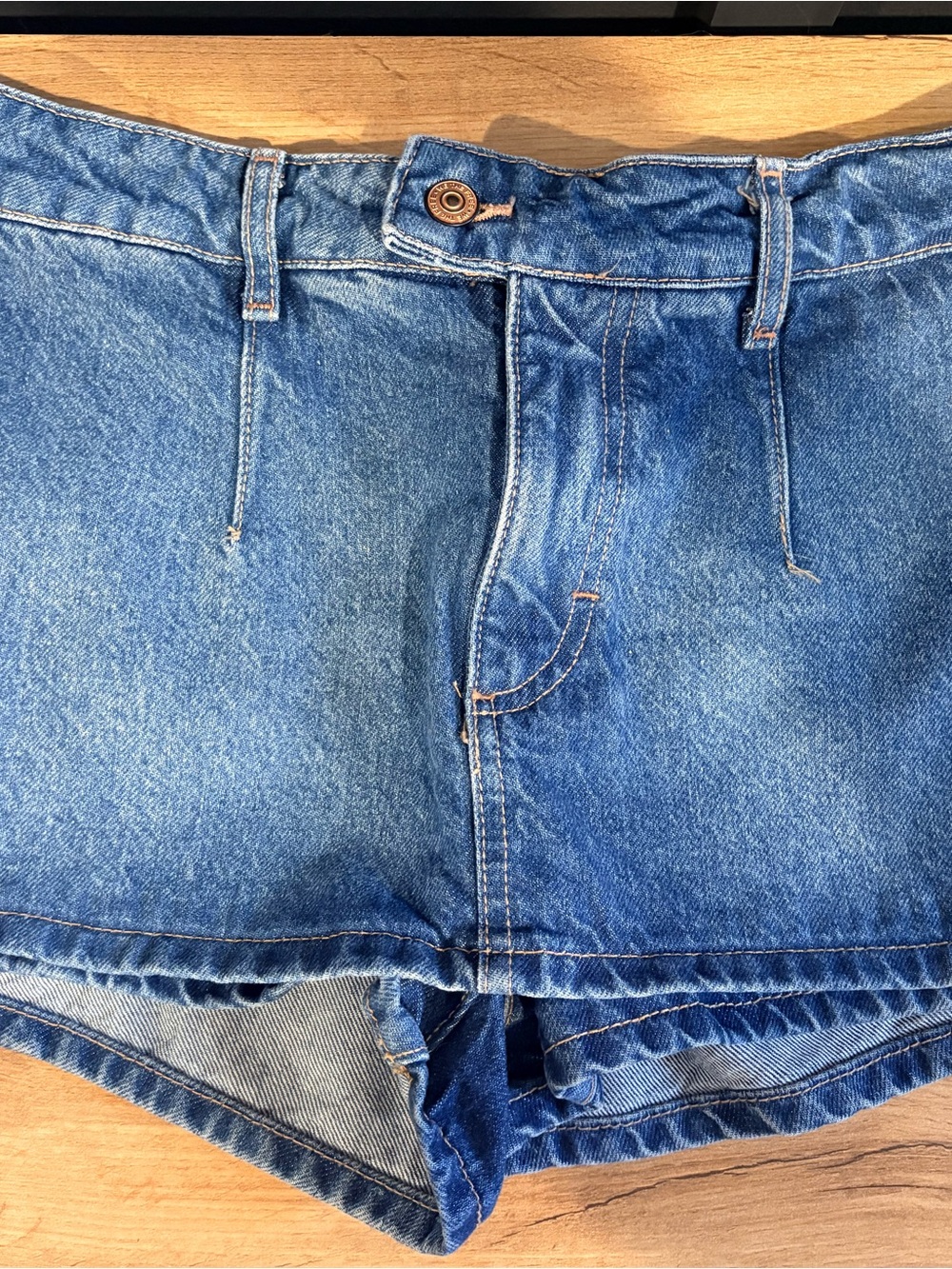 We The Free Women’s Denim Shorts in Blue - Classic High-Waist Cut